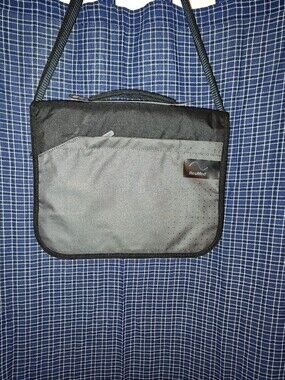 ResMed Black and Gray Messenger Crossbody Bag